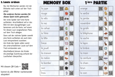MEMORYBOX - Partie 1 - Alphabétisation en français